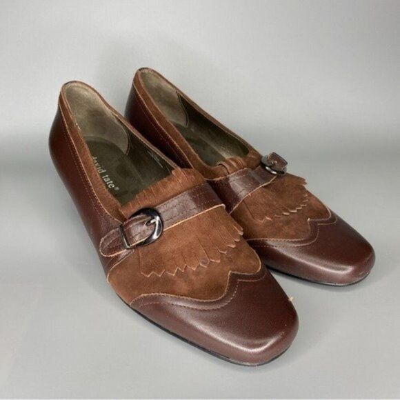David Tate Suede Slip on Loafer Blown Leather 9.5 - Picture 1 of 7